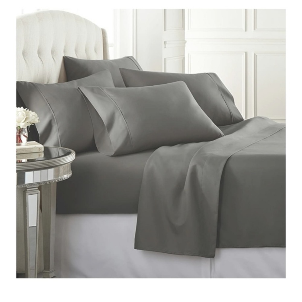 🆕️ 6 Pcs Hypoallergenic 1800 Series Bedding Set